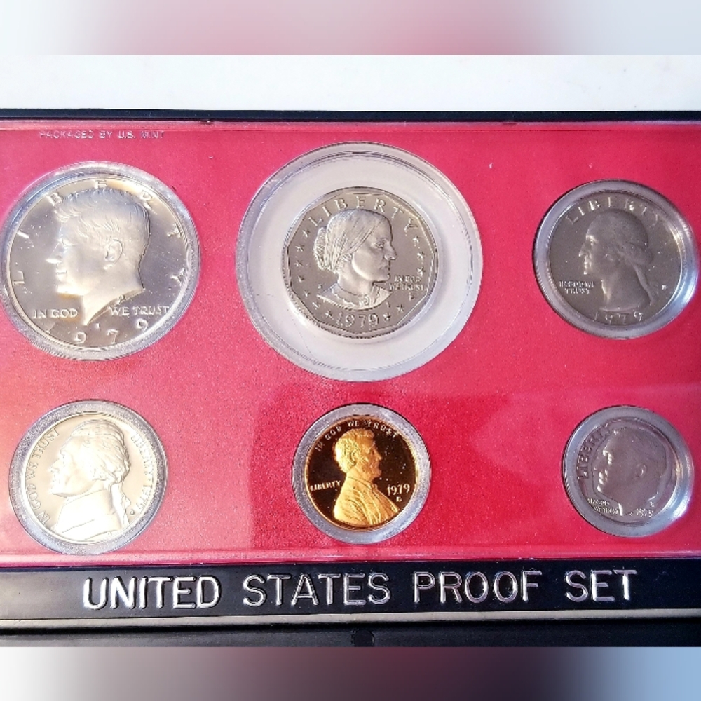 1979-S United States Mint Proof Set w/ Original Box Mint Coin Collector Gift